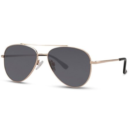 Pilot solbriller med sort linse