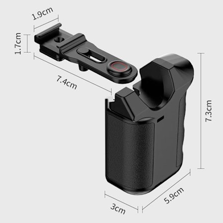 Gatesfotograferingsstroppsett for DJI Action5 Pro/4/3