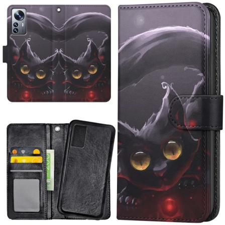 Xiaomi 12 Pro - Mobilcover/Etui Cover Sort Kat