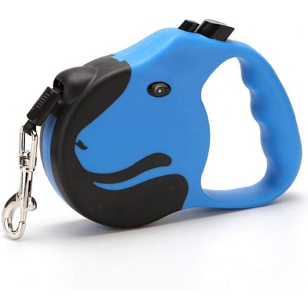 Retraktionsbar hundkoppel, 360° trasselfri hundkoppel, 9,8ft Str