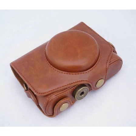 PU Kamerapose Beskyttende Etui for Canon PowerShot SX720 SX730 SX740 HS med Skulderstropp - Perfekt