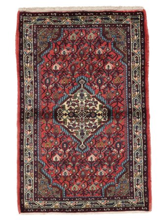 Medaille Klein Asadabad Vloerkleed 86X134 Wol