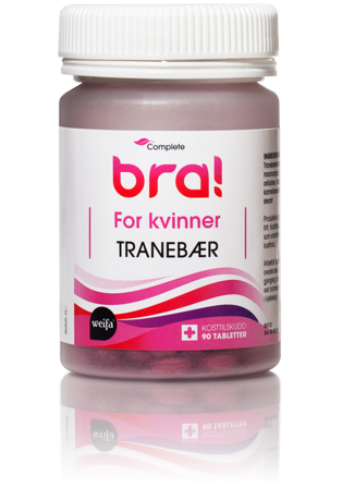 Complete Bra tranebær tabletter 90 stk