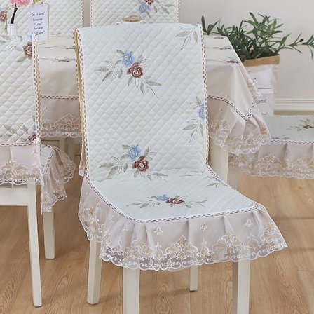 Stolöverdrag för matsal med dyna, Avtagbara tvättbara korta stolsöverdrag för matstol, Hotell, Ceremoni, Bröllop Kväll Bankettstol