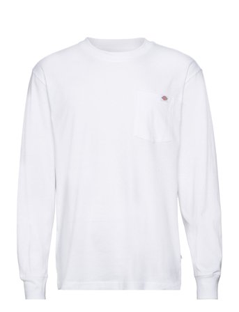 Luray Pocket Tee Ls T-shirts Long-sleeved Hvit Dickies*Betinget Tilbud