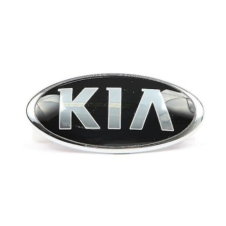 Kia-auton tarra avaimenperään, kaukosäätimen merkki, logo, korvaava, 12 mm soikea tarra