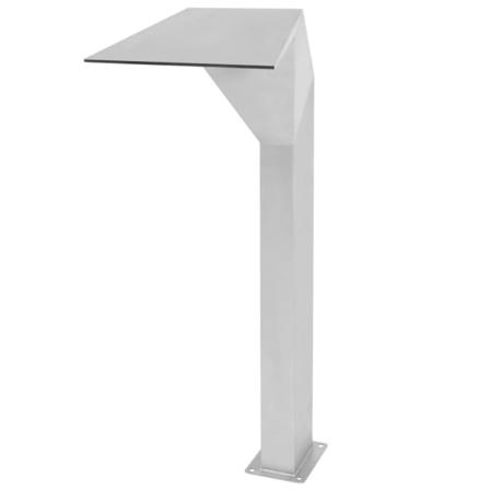 Vidaxl Poolfontän Rostfritt Stål 50x30x90 Cm Silver Silver