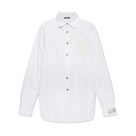 Raf Simons Shirt with logo Hvid, Herre Skjorter