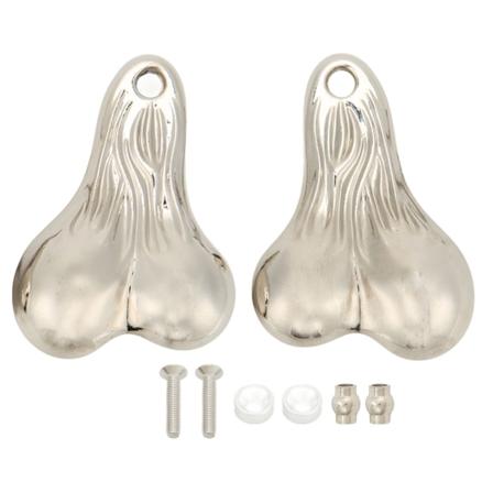 Puskurin kuulat Bull Mutters Sinkkiseoksesta riippuvat kuorma-autopallot Mutterit 1/10 Universal RC Cars Silver