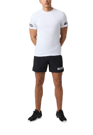 Björn Borg Sport Ace Mesh Panel T-Shirt Underkläder Herr Vit M