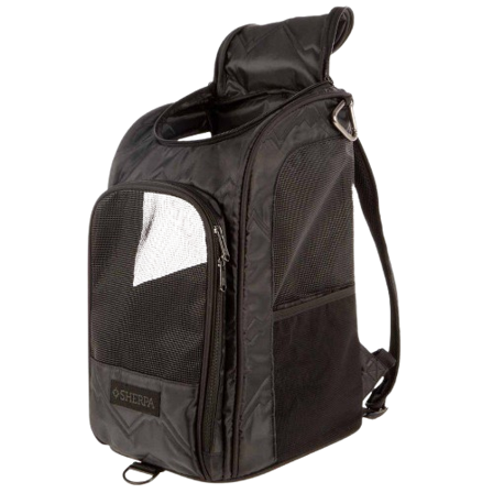 Sherpa - Bag Deluxe transportveske og ryggsekk Svart 43x26,5x26,5cm - Hund - Hundebur & transportvesker - Bilbur & hundetransportbur - ZOO.no