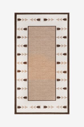 KM Home - Gummerad matta Tulpan - Natur - Slätvävda mattor - 160X230 - Från Homeroom