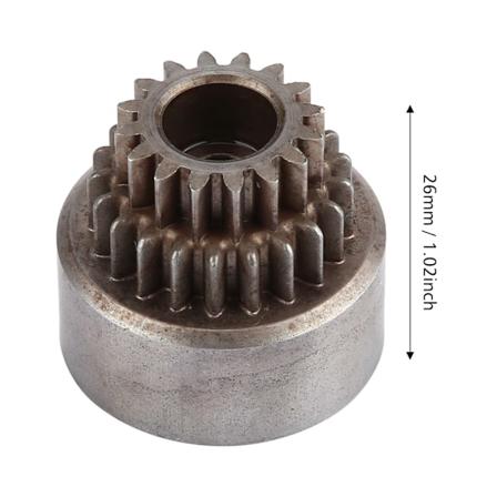 02023 Metallikytkin (kaksoisvaihteet) HSP 94122 Nitro 1/10 autoon Drift-ajoneuvoon