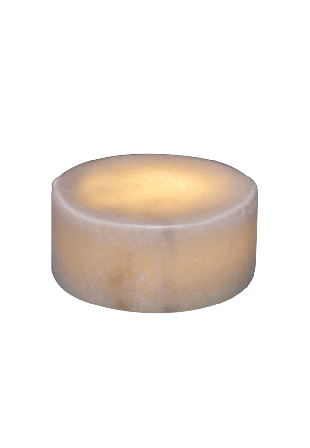 Unison MARBLE S white polished äkta marmor bordsljus Belysning Vit 80x40mm