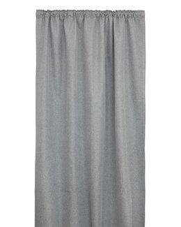Mörkläggningsgardin enfärgad Nera 2-pack Grå - Jakobsdals