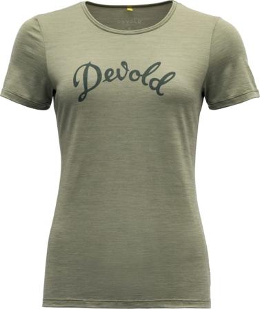 Devold Myrull Woman Tee Women short-sleeved sweaters Green S