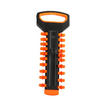 Lättviktig hylsarrangör 1/3-tums 3/8-tums 1/2-tums hylshållare fyrkantig