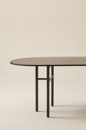 Jotex - Spisebord 95x210 Cm Black mdf / metall - VEJBY - Kjøp Spisebord hos Jotex