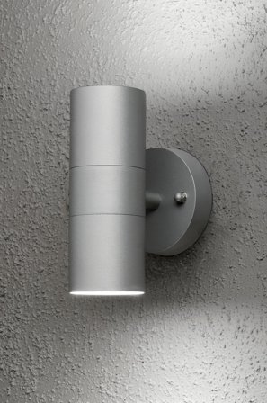 Konstsmide - MODENA vägglampa utomhus - Grå - Fasadbelysning - Från Homeroom