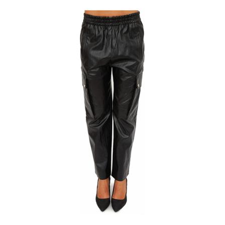 Pinko, Straight Trousers Zwart, Dames, Maat:XS