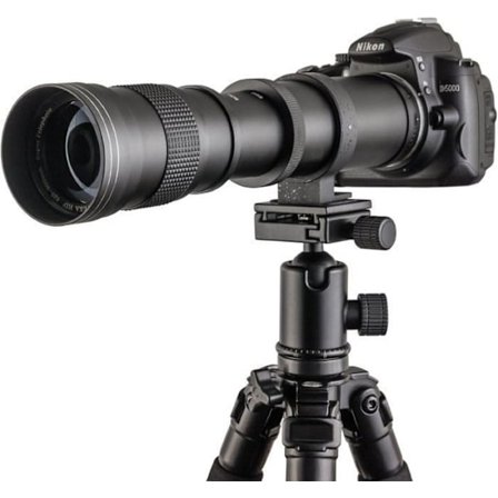 420-800mm f/8.3-16 EF Manuelt Objektiv til Canon EOS 20D 30D 700D 1100D 1200D og flere DSLR/kameraer