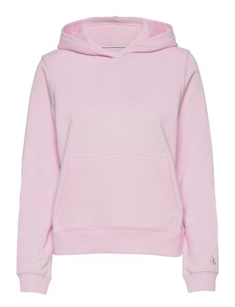 Shrunken Institutional Hoodie Huppari Vaaleanpunainen Calvin Klein Jeans