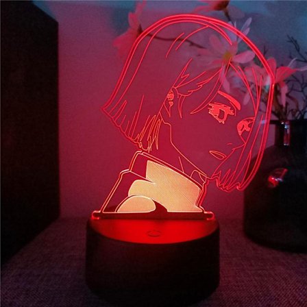 Jujutsu Kaisen Gojo 3D Illusjon Nattlampe Smart Touch