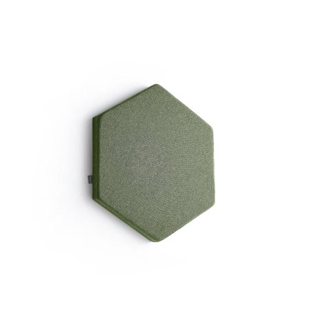 Akustikpaneel POLY, 600x600x56 mm, Wandmontage, grün