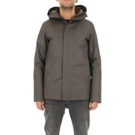 RRD Double Rubber Hood , Bruin , Heren , Maat: L Winterjassen