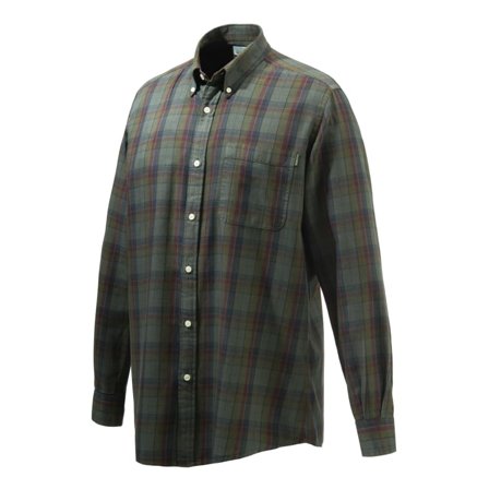 Beretta Men's Wood Button Down Shirt Men long-sleeved shirts Green M