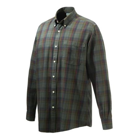 Beretta Men's Wood Button Down Shirt Men long-sleeved shirts Green XL