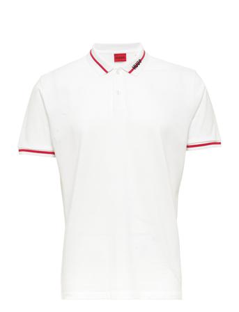 Dostner Polos Short-sleeved Hvid HUGO