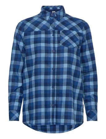 W Lokka Ls Shirt Blue Helly Hansen