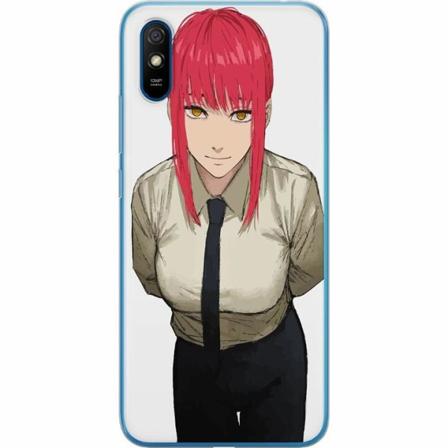 Xiaomi Redmi 9a Genomskinligt Skal Makima Chainsaw Man