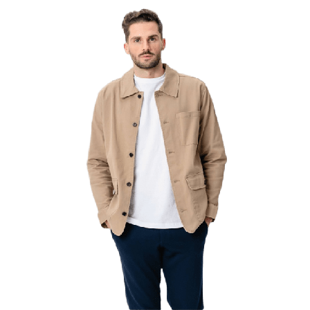 TeeShoppen Twill Shirt Jacka Skjortor Herr M