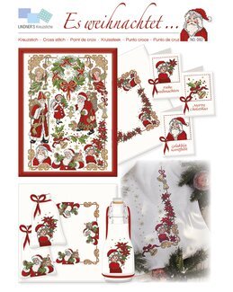 Korsstygnsmönster Traditionell Jul