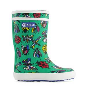 Kids - Aigle Ins Garden Lolly Pop Rain Boots 20 EU - Boots - 20 EU - Green