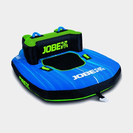 Sofá de arrastre JOBE Swath Funtube 2P, 2 personas, 215 x 145 x 60 cm, azul/verde