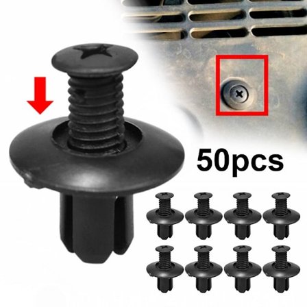 50 stk Holdeklips Auto Festemidler Klips Nagler Festemidler