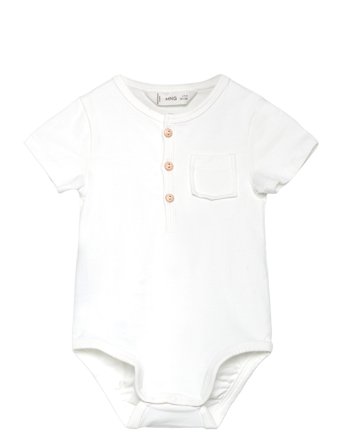 Mango | Cotton Bodysuit Buttons | 62