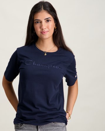 Champion SS Tee Blå T-shirts Tjej - Kids Brand Store