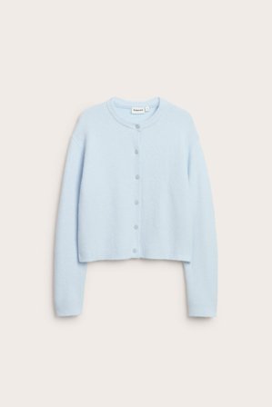 Kappahl | Finstrikket cardigan | Lyseblå