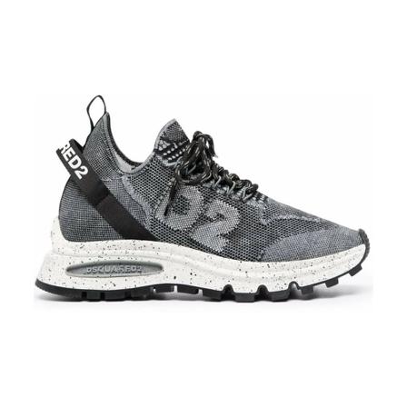 Dsquared2 Sneakers , Grijs , Heren , Maat: 45 EU