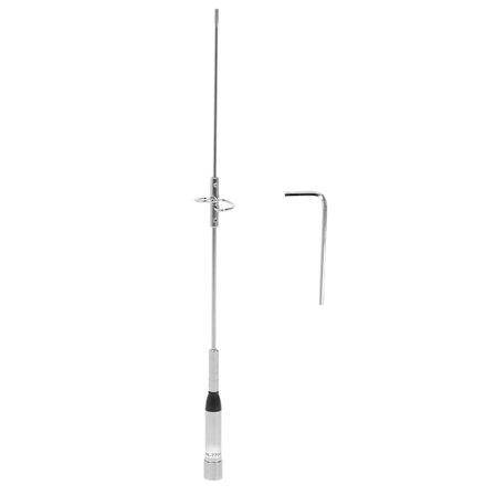 NL-770S Robust rustfrit stål 144 / 430MHz VHF UHF Antenne Tilbehør til bilradio