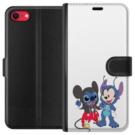 Apple iPhone 7 Plånboksfodral Stitch musse pigg