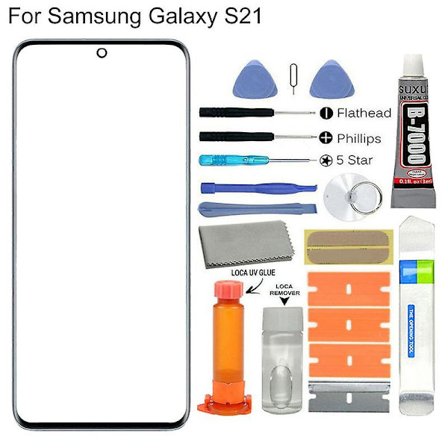 Reparationssats för byte av främre glasskärmslins Loca Lim Tool kompatibel Samsung Galaxy S8/s8 Plus/s9/s9 Plus/s10/s20/s20 Plus Jikaix