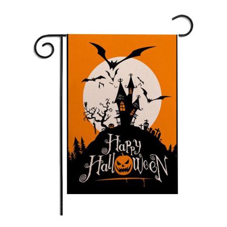 Halloween Dekorativ Trädgårdsbanner Dubbelsidig (a)
