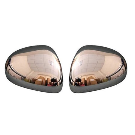 För FIAT 500X 2014-2019 Krom Sidovinge Skärm Backspegelkåpa