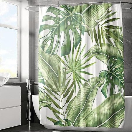 Tyylikäs suihkuverho kosteaan tilaan, homeenkestävä, pestävä