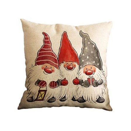 Linne Kuddfodral Jul Kuddfodral Soffa Kuddöverdrag Soffa Kuddöverdrag Jul Kuddfodral